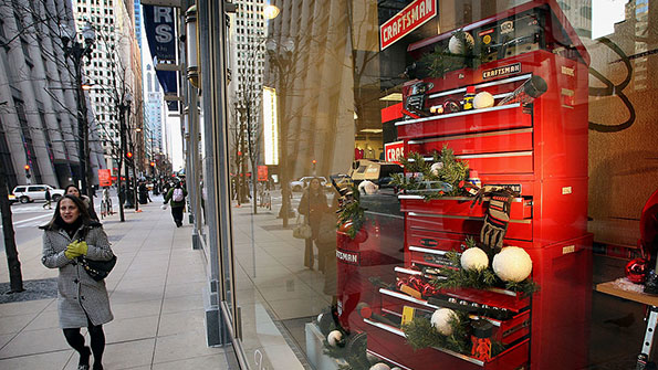 Craftsman tool display