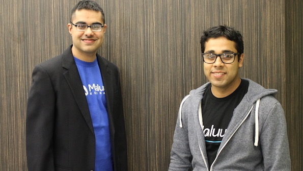 Maluuba cofounders Kaheer Suleman and Sam Pasupalak