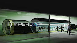 Hyperloop artist rendering Hyperloop artist rendering