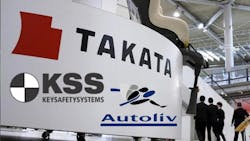 Logos of Takata and likely suitors Autoliv and Key Safety Systems Logos of Takata and likely suitors Autoliv and Key Safety Systems