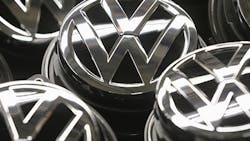 A slew of Volkswagen hood ornaments A slew of Volkswagen hood ornaments