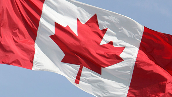 The Canadian flag