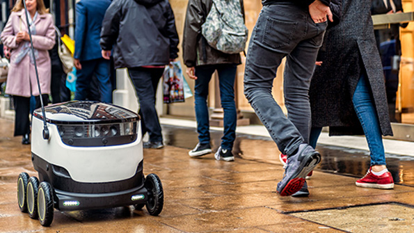 The Starship Technologies delivery robot