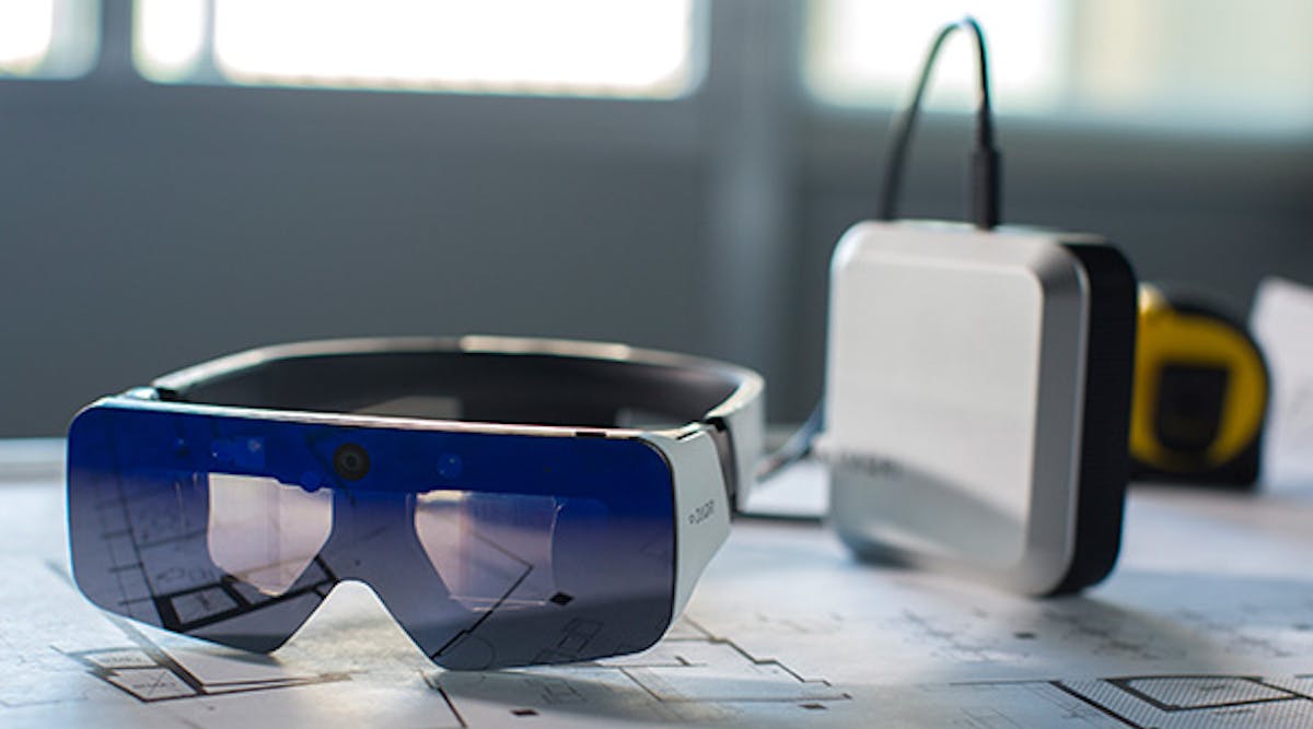 The DAQRI smart glasses were introduced in December and are one of a handful of new pieces of hardware poised to drive greater adoption of augmented reality in manufacturing in 2017.