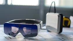 The Daqri smart glasses The Daqri smart glasses
