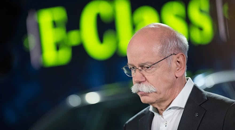 Daimler Chief Executive Officer Dieter Zetsche