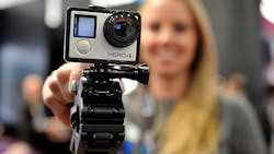 The GoPro Hero 4 exhibited at CES 2015 The GoPro Hero 4 exhibited at CES 2015