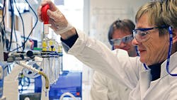 Akzo Nobel lab researcher Akzo Nobel lab researcher