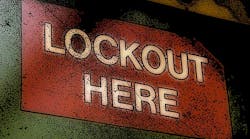 lockout sign lockout sign