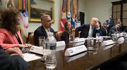 Trump in a recent meeting with opponents of the Affordable Care Act