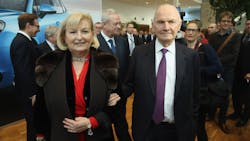 Ferdinand Piech and his wife Ursula at the opening of a Porsche plant in 2014 Ferdinand Piech and his wife Ursula at the opening of a Porsche plant in 2014
