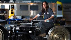 Ami Rasmussen an interior assembly foreman at Kinkisharyo Ami Rasmussen an interior assembly foreman at Kinkisharyo