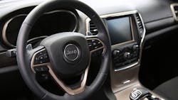 A Jeep interior similar to the hacked last month A Jeep interior similar to the hacked last month