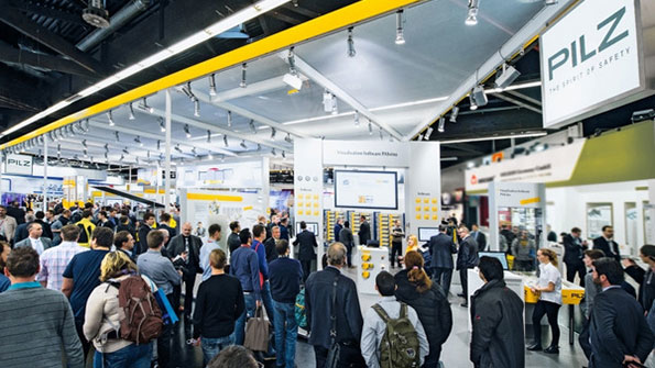 At its booth at Hannover Messe Pilz demonstrated how software and hardware can combine to allow safe humanrobot interactions and how automation systems are becoming increasingly userfriendly