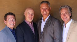 Why Play Bigger? Companies that define and dominate a category take about 75% of the profits and market value, say authors (from left) Dave Peterson, Christopher Lochhead, Al Ramadan and Kevin Maney.