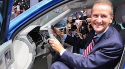 Herbert Diess, the head of the auto group&apos;s Volkswagen brand who had been on the shortlist to replace Martin Winterkorn as CEO, heads to Brussels.