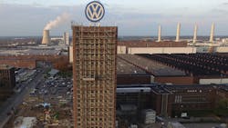 A Volkswagen administrative building in Wolfsburg Germany A Volkswagen administrative building in Wolfsburg Germany