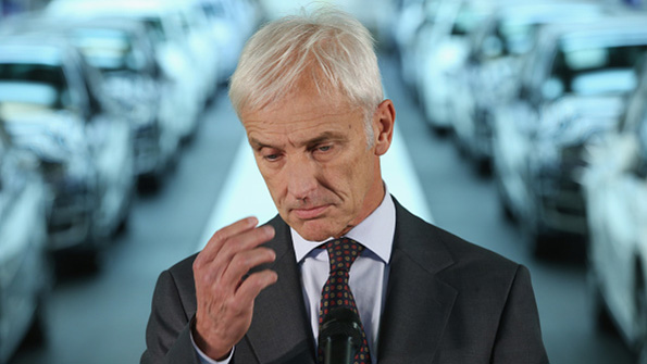 VW AG CEO Matthias Mueller