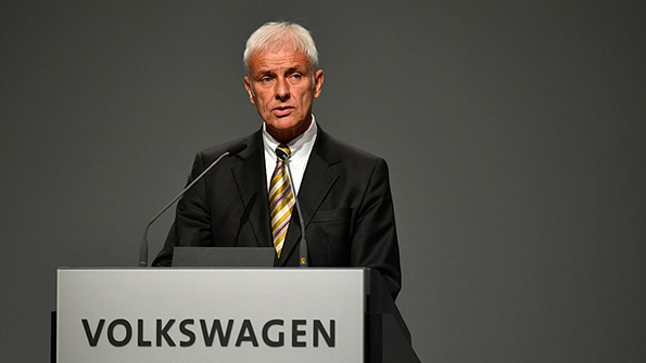 Volkswagen AG CEO Matthias Mueller