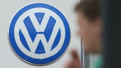 The Volkswagen logo The Volkswagen logo