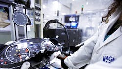 An FCA dash outfitted with Magneti Marelli technology An FCA dash outfitted with Magneti Marelli technology