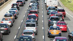 Traffic leaving Chicago during a holiday weekend Traffic leaving Chicago during a holiday weekend