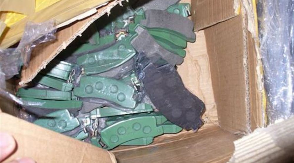 Second overseas raid in as many years keeps bogus parts out of Australia.