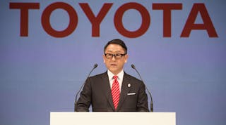 Toyota Motor Corp. President Akio Toyoda