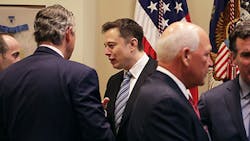 Tesla Motors CEO Elon Musk in the White Houses Roosevelt Room Tesla Motors CEO Elon Musk in the White Houses Roosevelt Room