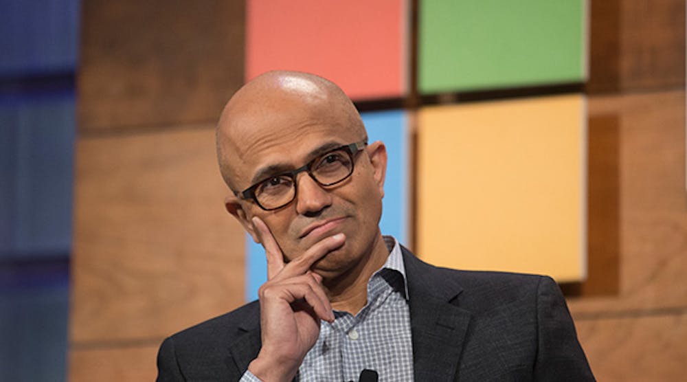 Microsoft CEO Satya Nadella, who immigrated from India in 1988, told employees earlier this week that, &ldquo;It is the enlightened immigration policy of this country that even made it possible for me to come here in the first place, and gave me all this opportunity.&rdquo;