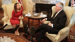 Canada Foreign Miinister meets Secretary of State Tillerson Canada Foreign Miinister meets Secretary of State Tillerson