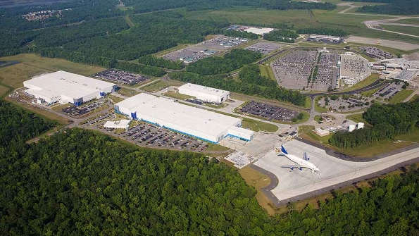 Boeing factory in North Charleston South Carolina