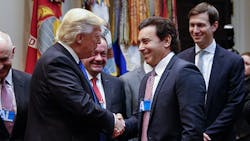 Donald Trump and Ford CEO Mark Fields Donald Trump and Ford CEO Mark Fields
