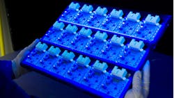 Firstronic inspection of a board that has been conformal coated Firstronic inspection of a board that has been conformal coated
