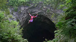 fall into pit