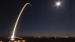 A SpaceX Falcon 9 rocket launches March 16 from NASArsquos Kennedy Space Center to deliver an EchoStar XXIII satellite to its Earth orbit