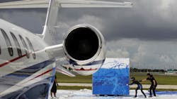 Jet Art Group uses Flexjets Learjet to create art Jet Art Group uses Flexjets Learjet to create art