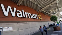 Store front sign at Walmart Store front sign at Walmart