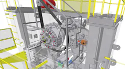 An onscreen image of computeraided design technology