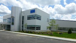 The KSPT headquarters in Munroe Falls Ohio has an onsite training center with a bounty of course offerings The SGS on the sign is from its previous owners the company was acquired by Kyocera a year ago The KSPT headquarters in Munroe Falls Ohio has an onsite training center with a bounty of course offerings The SGS on the sign is from its previous owners the company was acquired by Kyocera a year ago