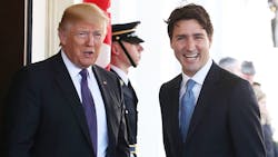 Donald Trump and Justin Trudeau Donald Trump and Justin Trudeau