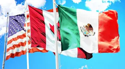 flags of US Canada and Mexico