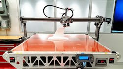 A 3D printer at the new Dassault Systemes Innovation Center at Wichita State A 3D printer at the new Dassault Systemes Innovation Center at Wichita State