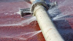 water leaking from a pipe water leaking from a pipe