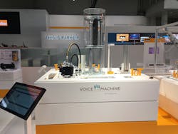 At Hannover Messe Parker Hannifin demonstrated its Voice of the Machine IoT platform providing customers with insights into the performance of discrete equipment components At Hannover Messe Parker Hannifin demonstrated its Voice of the Machine IoT platform providing customers with insights into the performance of discrete equipment components