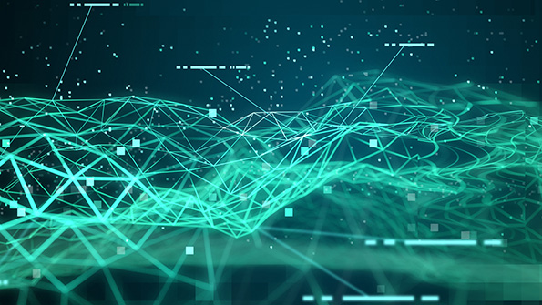 A digital visual of data analytics