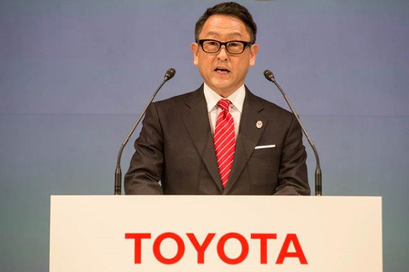 Toyota Motor Corp President Akio Toyoda