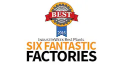 Meet the 2016 IndustryWeek Best Plants Award winners our 27th class of superior performers who convincingly demonstrate that manufacturing excellence thrives We announced the names of the six honorees in February Now we add color as we tell their storiesPresenting such stories is a pleasure IndustryWeek has shared with readers since 1990 when the IW Best Plants Awards launched and we embraced the opportunity to shine a light on the amazing work that was being done on manufacturing production floo