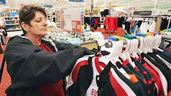 woman shopping for clothes woman shopping for clothes