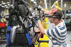 man working in factory man working in factory